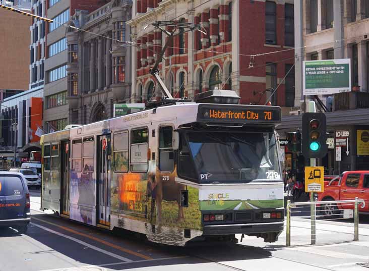 Yarra trams Class A 278 Kerala Tourism